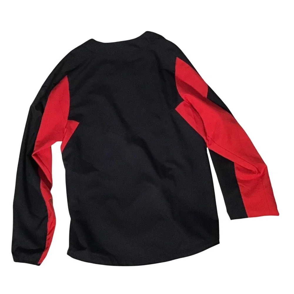 Nike Minnesota Twins Sweatshirt Mens Size Small Pullover Black & Red Long Sleeve